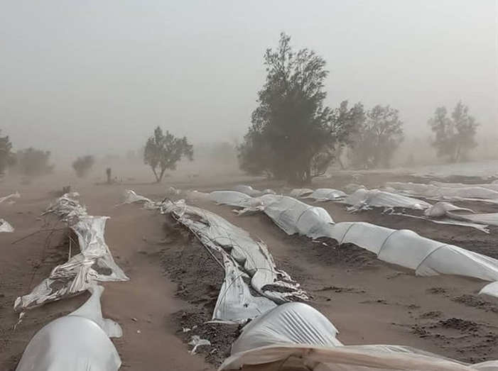 هواشناسی ایران ۱۴۰۰/۰۳/۳۰ |  هشدار افزایش سرعت وزش باد و اختلال در تردد جاده‌ای
